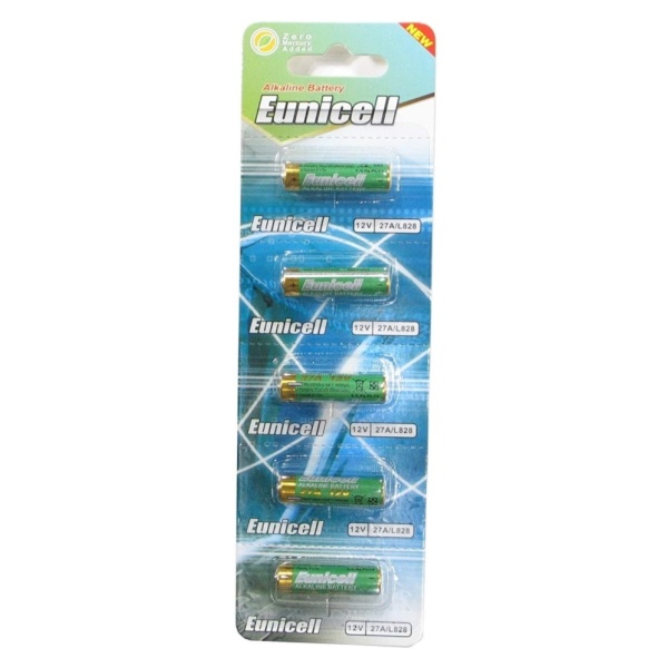 25 x Eunicell A27 / 8LR732 12V Alkaline Batteries