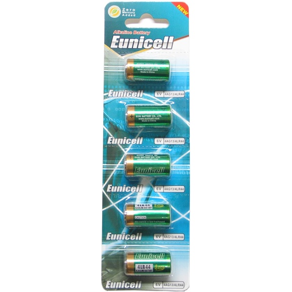 500 x Eunicell 4LR44 / A544 6V Alkaline Batteries