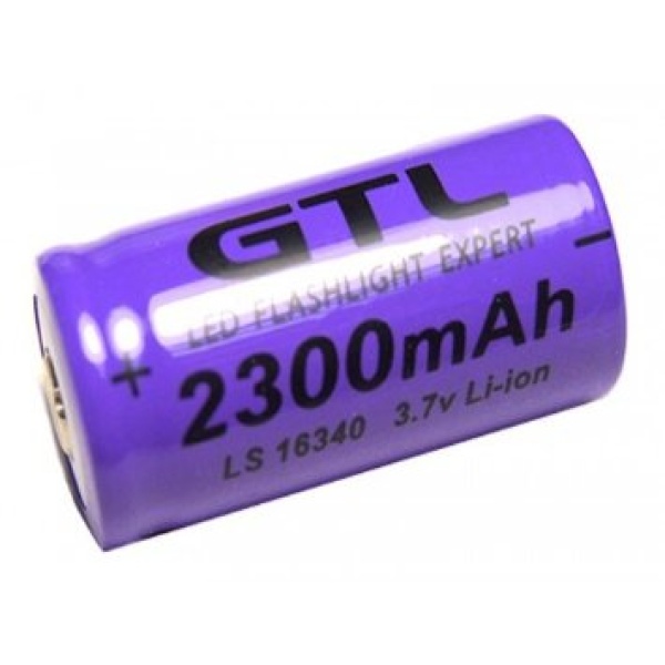 5 x CR123A / RCR123A / 16340 Rechargeable 3.7V Lithium Battery - Image 2