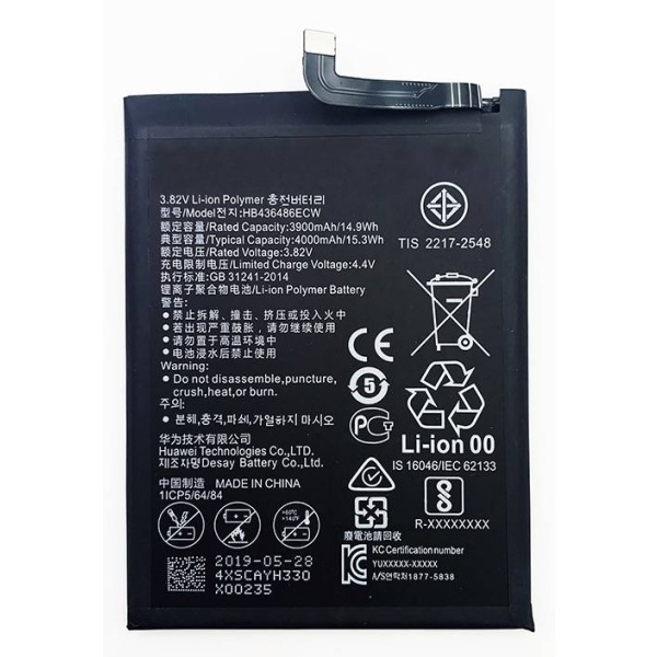 Huawei Mate 10 Pro HB436486ECW Replacement Battery