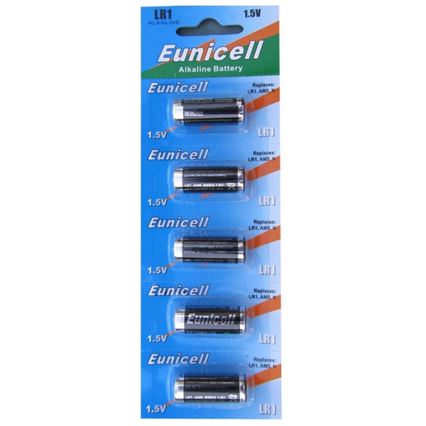 5 x Eunicell N / LR1 1.5V Alkaline Batteries - Image 2